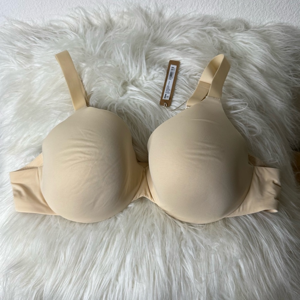 Skims Women's Smoothing Intimates Full Coverage Bra, Lightly Lined 42B Sand NWT